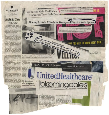 (9,000 Paths to the Perfect Sound) NYT 9-16-10 - BSC 9-28-10  12x12.75"  BACK