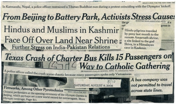 (From Bejing to Battery) NYT 8-9-08 - BSC 8-10-08 back