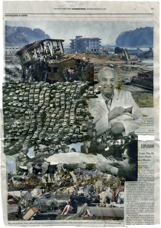 (Technicians Try to Contain Damage) NYT 3-14-11 - BSC 3-17-11  12X17.25  front