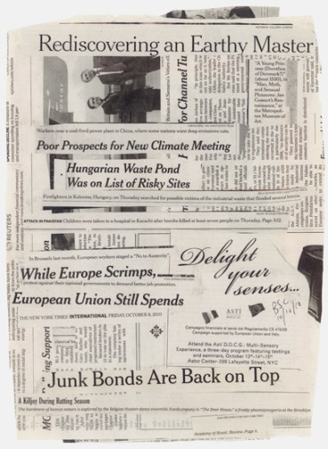 (While Europe Scrimps)  NYT 10-8-10 - BSC 10-10-10  9x12 3-8"  back