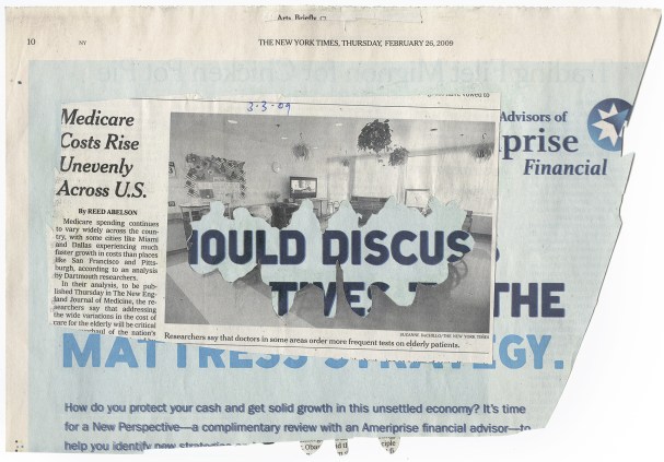 'TRADING FILET MIGNON FOR CHICKEN POT PIE' NYT 2-26-09 - BSC 3-3-09back.jpg