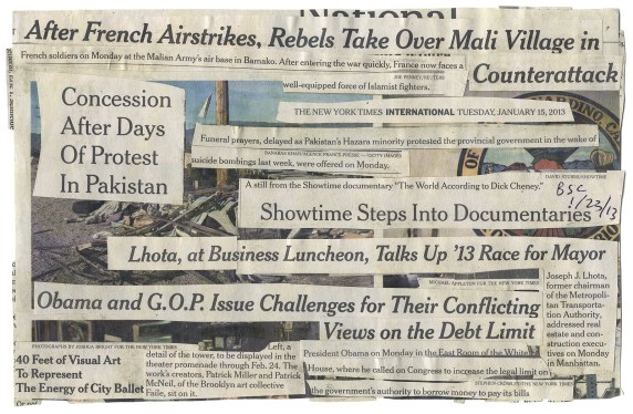 'VILLAGE IN COUNTERATTACK'  NYT 1-15-13 - BSC 1-23-13 BACK .jpg